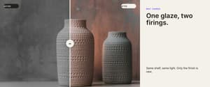 Before and after seamless Instagram carousel template, Cream colours with Sans type