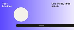 Ribbon seamless Instagram carousel template, Cream colours with Sans type