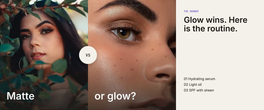 This or that seamless Instagram carousel template, Cream colours with Sans type