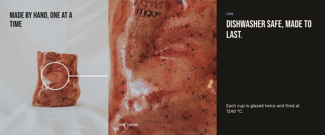 Zoom in seamless Instagram carousel template, Ink colours with Condensed type
